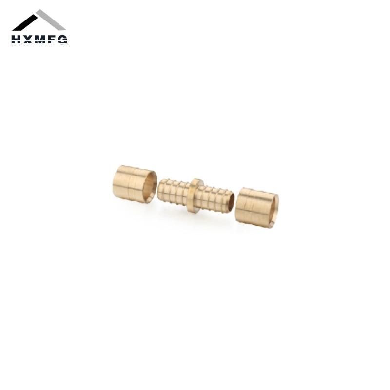 Brass Straight Sliding Fitting Union for Pex Pipe