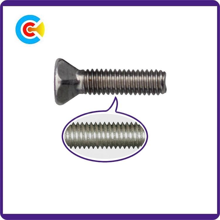 Stainless Steel Galvanized Special Shaped Countersunk Head Screws