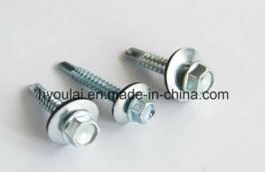 Hex Head Self Drilling Screw Zinc Plated Fastener DIN7504K