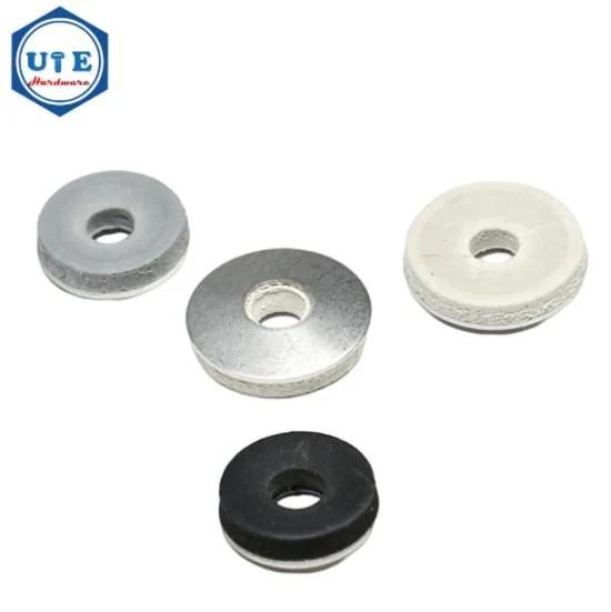 Stainless Steel 304 or Galv Steel Metal Washer with Black or Grey EPDM Bonded Washer Use for Roofing There