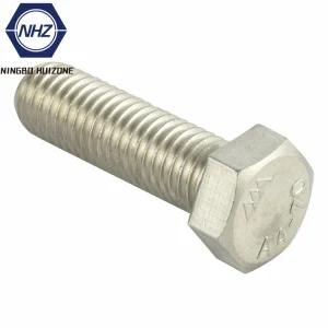 Stainless Steel DIN931 DIN933 Hex Bolts Hex Cap Screw