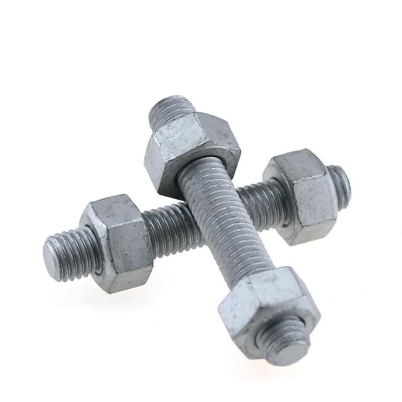 Fasteners Supplier HDG Bolt Carton Steel Hex Head Bolts