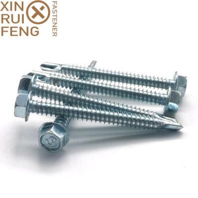A1022A Carbon Steel Concrete Nail Hexagonal Head Self Drilling Screw
