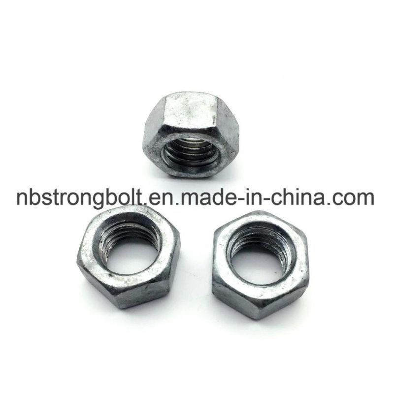 DIN934 Hex Nut Class 8 with HDG M33
