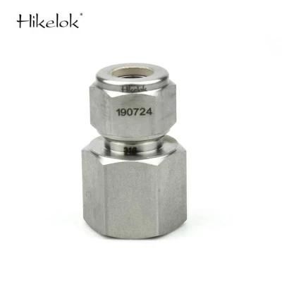 Hikelok Female 1/16 in to 2 Inch NPT Thread Swagelok Type Tube Fittings Female Connector