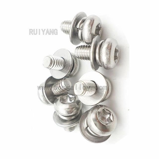 GB2672 Pan Head Torx Slot Flat Tail Stainless Steel Machine Screw