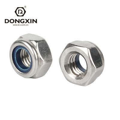 Fastener Factory Wholesale Stainless Steel Nylon Hexagon Lock Nut