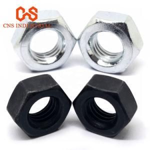 DIN934 Carbon Steel Gr 8.8 Hex Head Nuts with Black Color