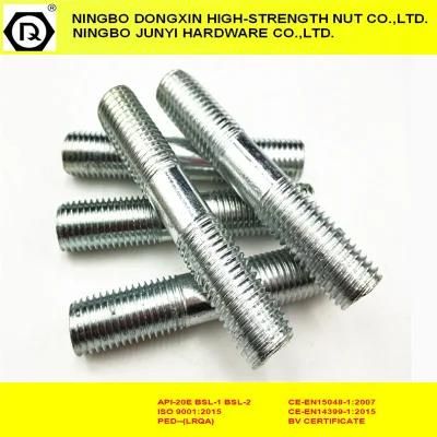 Zinc Fasteners Double End Studs ASTM A320 L7