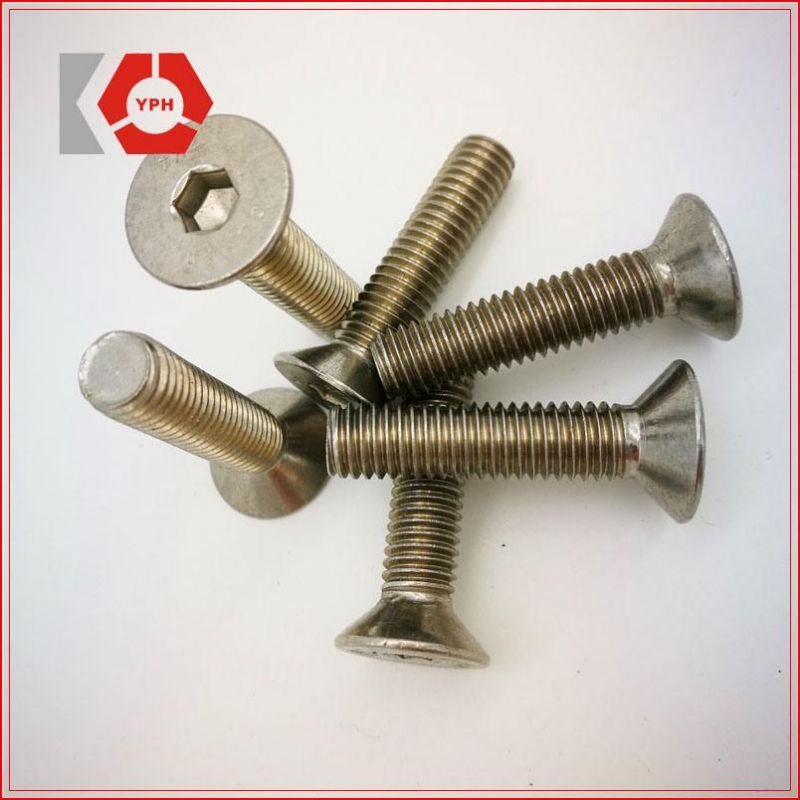 High Strength and Precise Hex Socket Countersunk Screws Stainless Steel DIN7991 High Quality