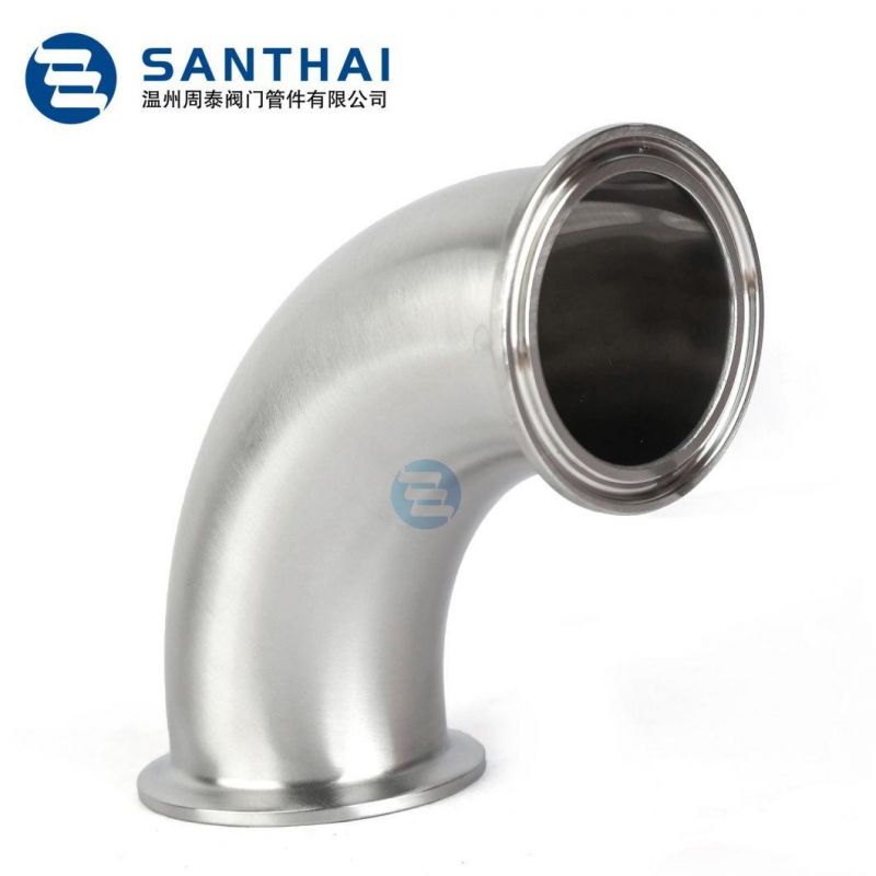 Sanitary Elbow China Chemical Equipment Petroleum Equipment Stainless Steel Sanitary Elbow
