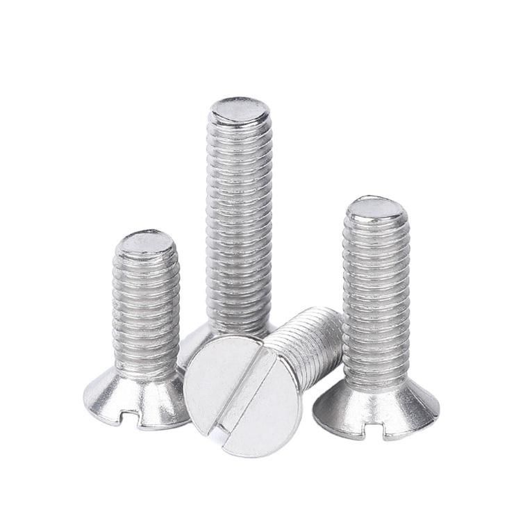 DIN963 Slotted Countersunk Head Machine Screw, Slotted Cheese Head