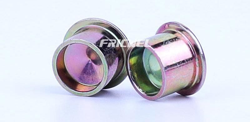 Fricwel Auto Parts Nickel Plating Rivet Steel Metal Rivet / Copper Plated Rivet