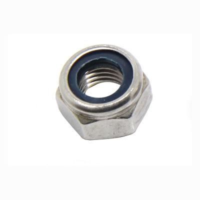 Stainless Steel SS304 SS316 Hexagonal Nylon Insert Lock Nut DIN985