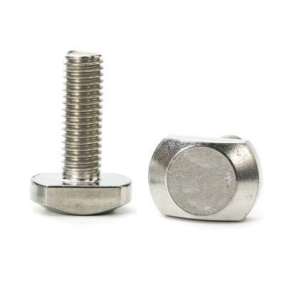 Customized SS316 Stainless Steel T Head Bolt Machine Hammer Screw