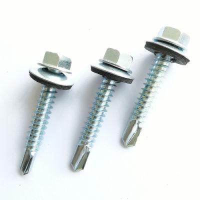 Hex Self-Drilling Screw with EPDM Washer