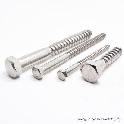 SS304/SS316 Half Threaded Wood Screws