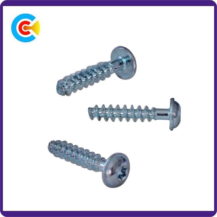Stainless Steel Flower/Cinquefoil Pan Head Inch Self-Tapping Screw Panel Screws