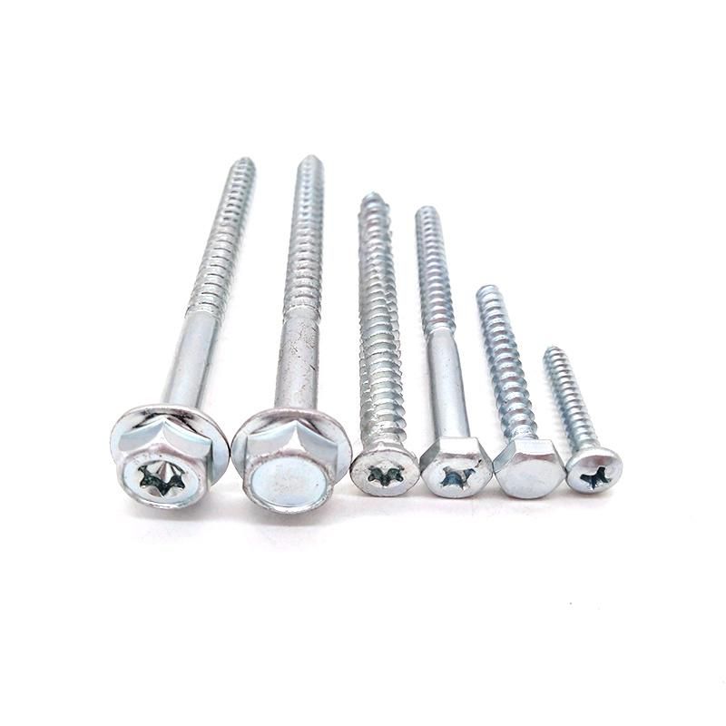 DIN571 Hex Head Self Tapping Drywall Screw in Zinc Plated