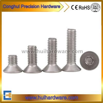 Stainless Steel Hex Socket Countersunk Head Machine Screws (DIN7991)