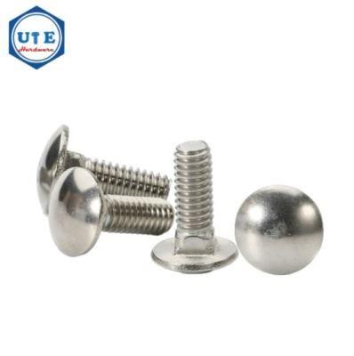 M3 M4 M5 M6 M8 M10 Mushroom Head Square Neck Stainless Steel 304 Screws Long Neck Carriage Bolts