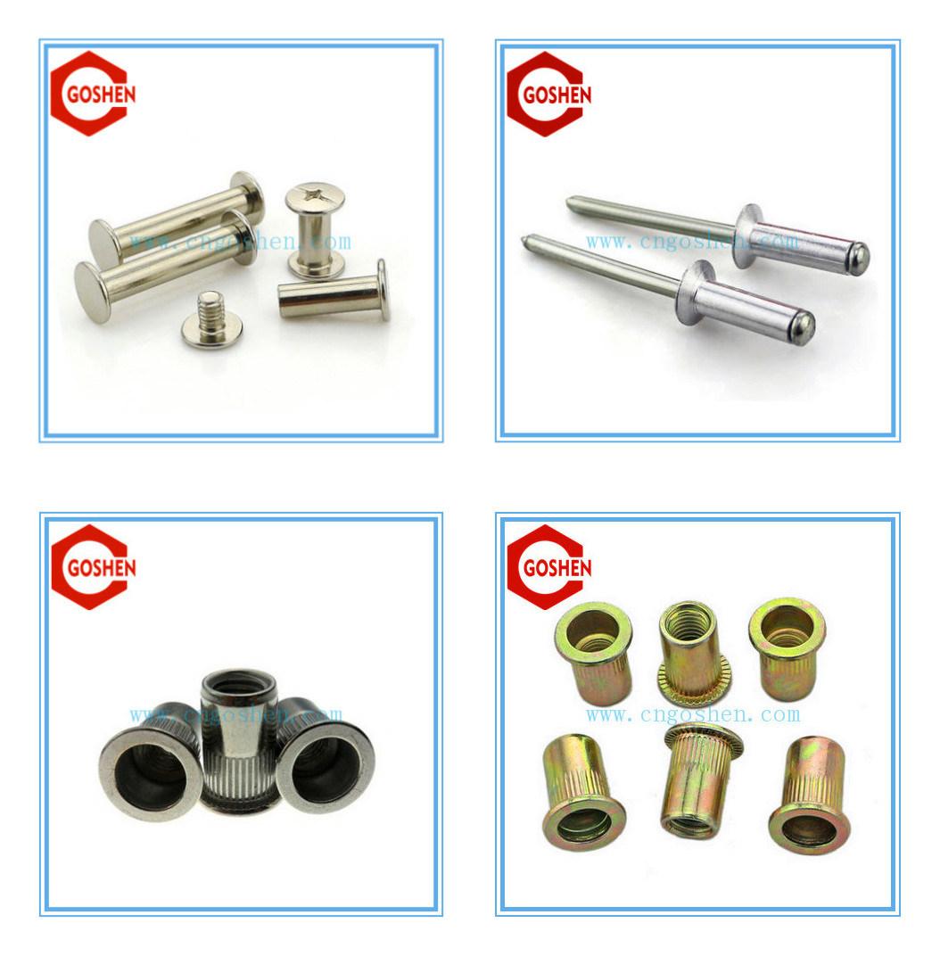 Mushroom Head Carbon Steel Hollow Rivet / Blind Rivet
