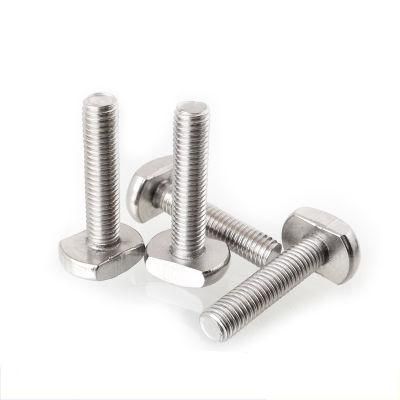 M6 M7 M8 Zinc Stainless Steel Square Head T Bolt