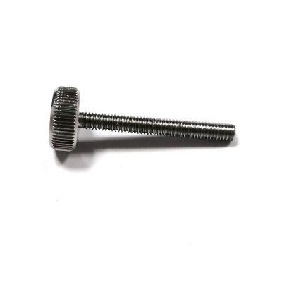 Knurled Cap Head Machine 304 316 Stainless Steel Thumb Screw