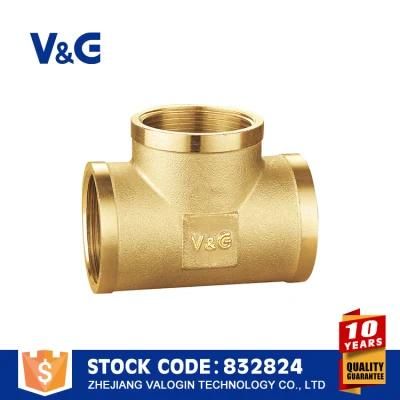 Cast Iron 5k Screw Down Valogin Brass Fitting T-Joint