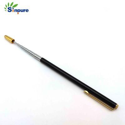 OEM Sinpure Black Spray Paint Stainless Steel Telescopic Pole with Cap