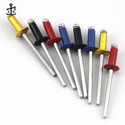 Color Aluminum Steel Open Type Blind Rivet/Blind Riveting Made in China