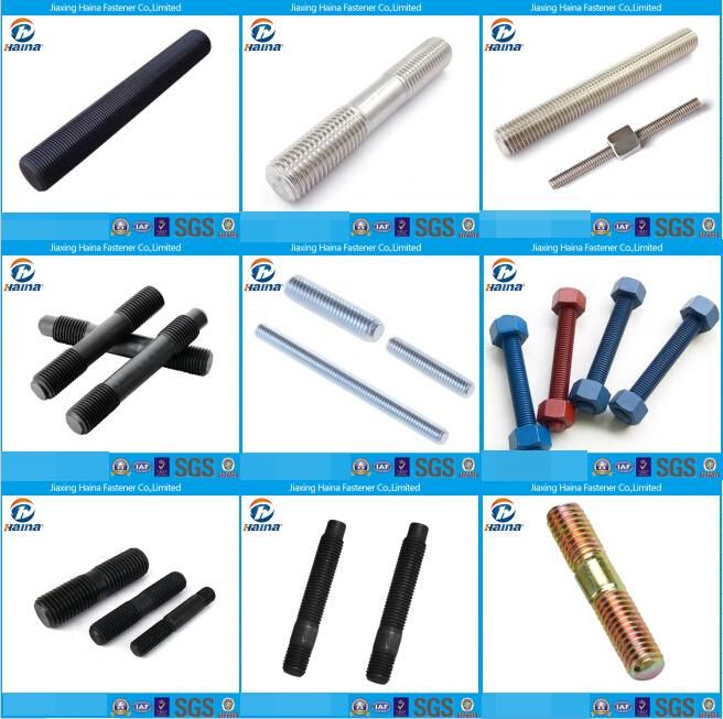Long M8 300mm Stainless Steel Hanger Bolt for Solar Mounting Tin Roof