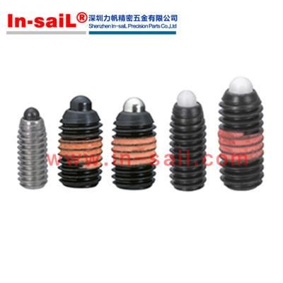 Steel-Short Spring Plunger with Plastic Tip Type: Sprrs