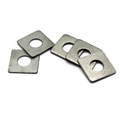 Factory Supplier Flat Square Washer Finished Zinc Plated Carbon Steel