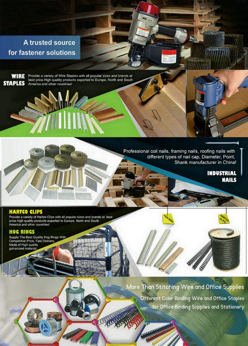 (3215) Galvanized Carton Close Staples