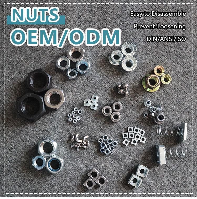 Wholesale Stainless Steel DIN980 Lock Nut Self Locking Nut