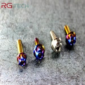 Gr5 Hex Socket Cap Head Rainbow Titanium Bolt