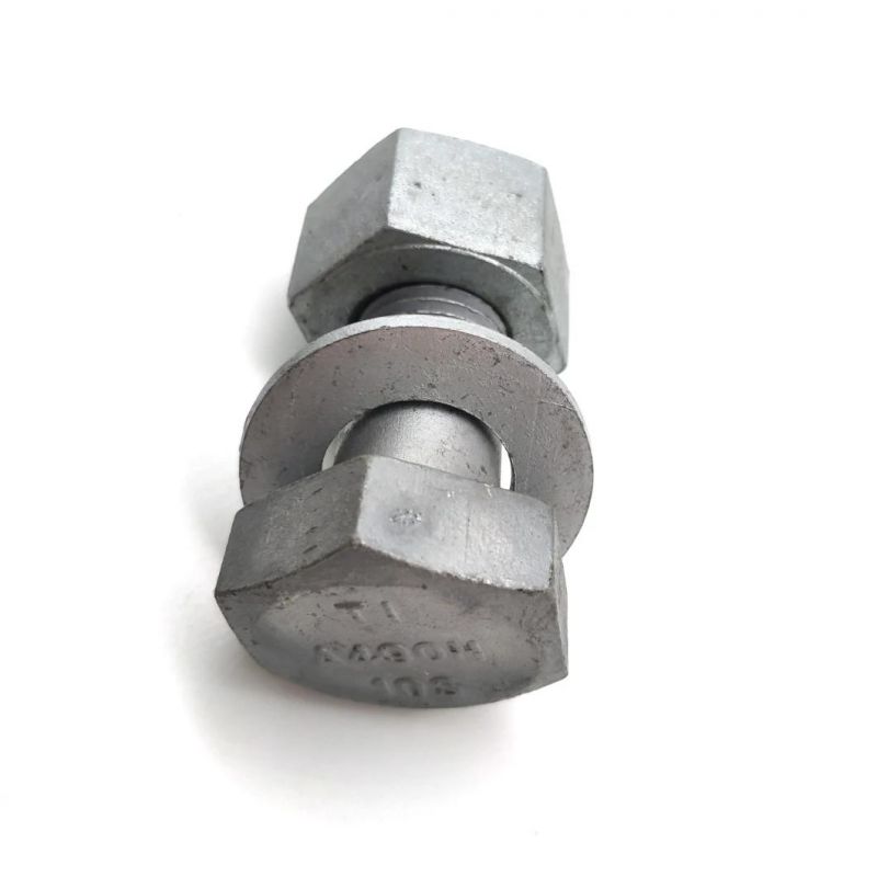 High Strength Hex Head Steel Structure Bolt with 2h Nut