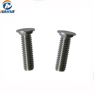 Ss304/316 Flat Head Square Neck Machine Screws Size M5