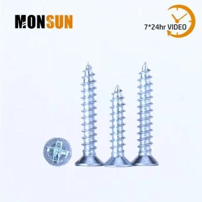 Cross Recess Countersunk General Purpose Wood Screws