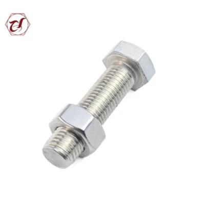 M24*60 DIN933 Stainless Steel 316 Full Thread Hex Head Bolt