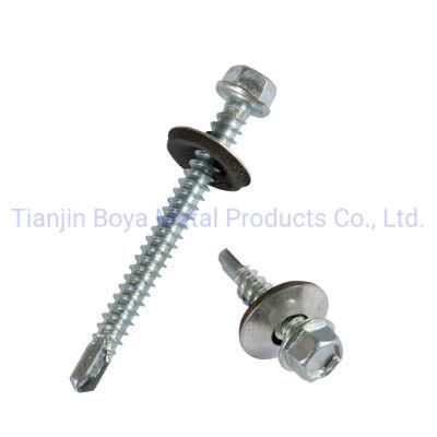 Factory Hex Head Self Drilling Screw/Roofing Screw with EPDM Washer