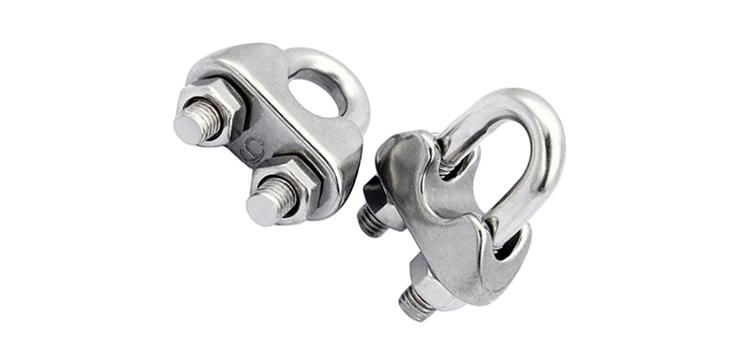 Hot Sale Stainless Steel Wire Rope Clips Standard DIN741 for Riggings