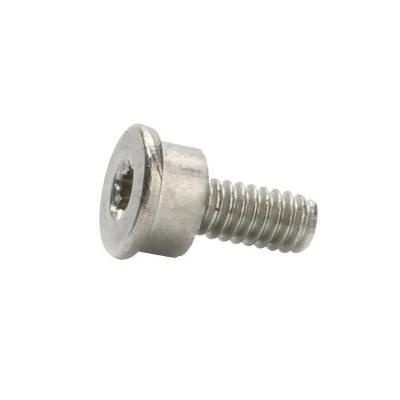 Stainless Steel Flat Ultra Low Profile Head Torx Shoulder Small Screws with Left Thread