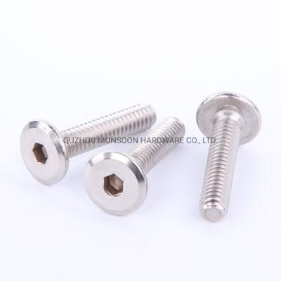 Stainless Steel Pan Head Hexagon Socket Machine Screws