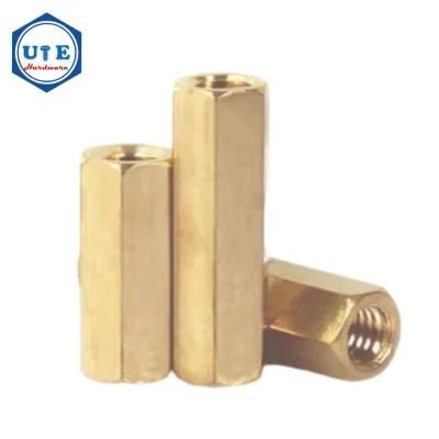 Brass H62 Material Hexagonal Coupling Nuts /Hexagonal Nuts M6 to M24
