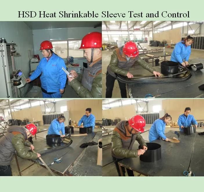 HDPE Plastic Manhole Metal Reinforced Corrugated Pipe Heat Shrinking Sleeve