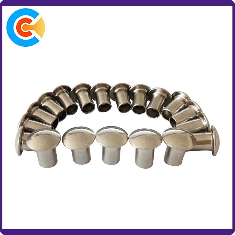 Carbon Steel Nickel Plating Semi-Tubular Step Rivet