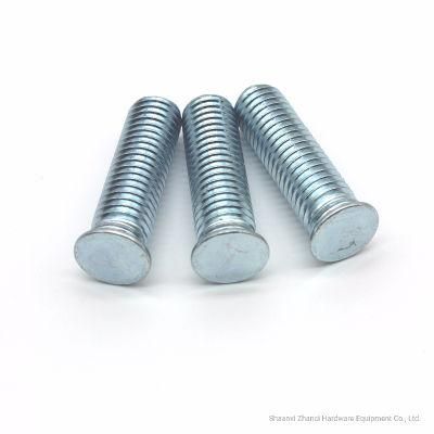 35mm Length Durable Fasteners Flat Head Bolt Surface Treatment Zinc Plated