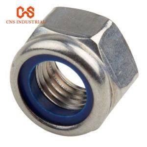 DIN985 M6 M8 M10 Nylon Nuts Stainless Steel Nyloc Nuts